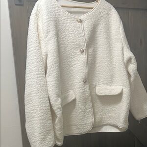 Cozy Cream Sherpa Women's Jacket